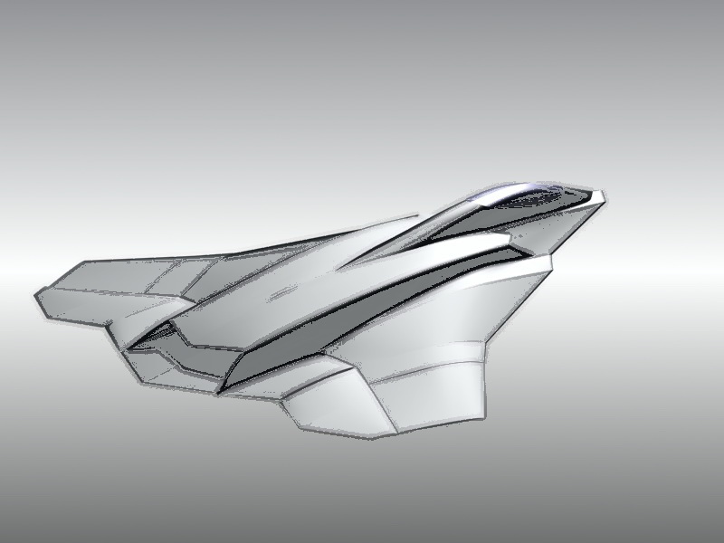 концепт AL-615D Neofighter (3D эскиз)
